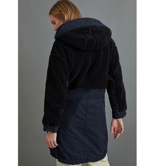 Anthropologie Riley Sherpa Pocket Jacket - Picture 2 of 4